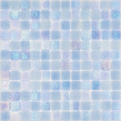 Stellar Sky Blue Pool Glass Mosaic tile