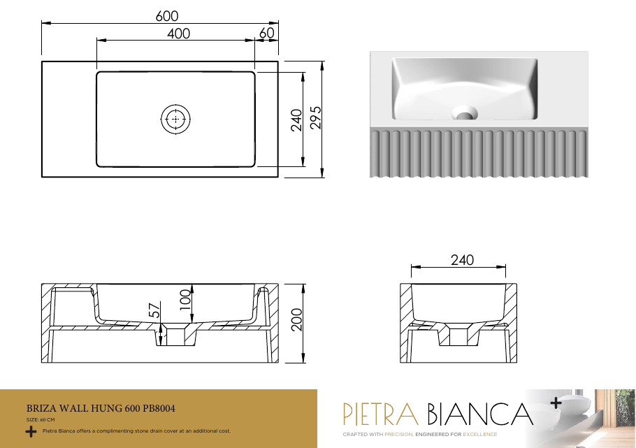 Pietra Bianca specification sheet