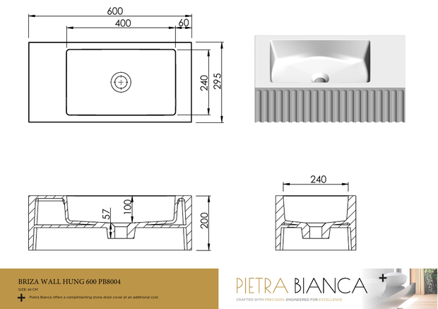 Pietra Bianca specification sheet