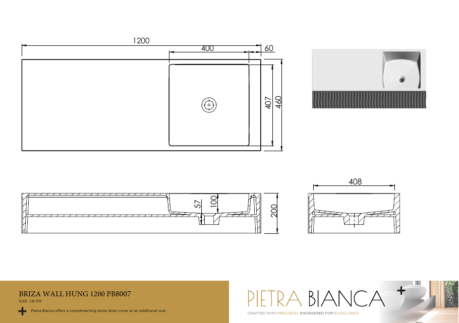 Pietra Bianca specification sheet