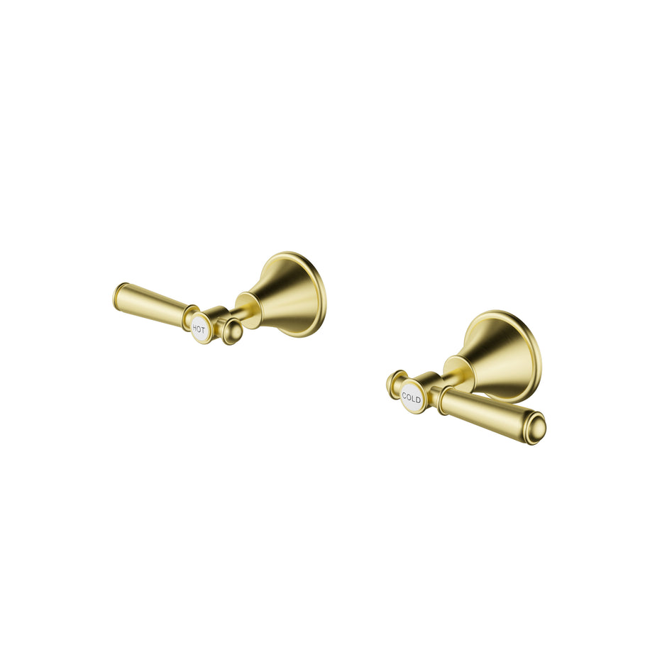 Ikon Clasico Wall Top Assemblies in Brushed Gold