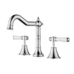 Ikon Clasico Basin Tap Set with Ceramic Handle in Chrome