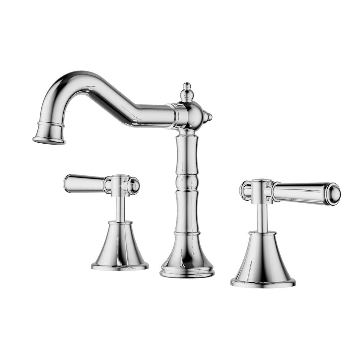 Ikon Clasico Basin Tap Set in Chrome