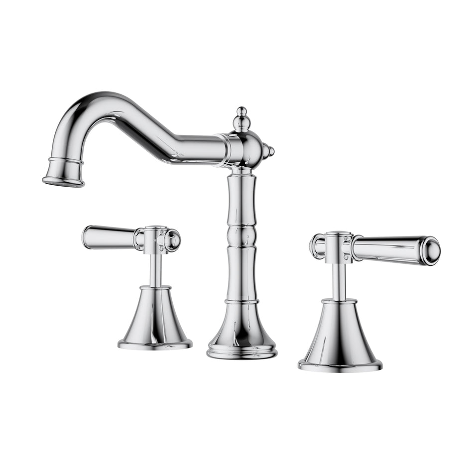 Ikon Clasico Basin Tap Set in Chrome