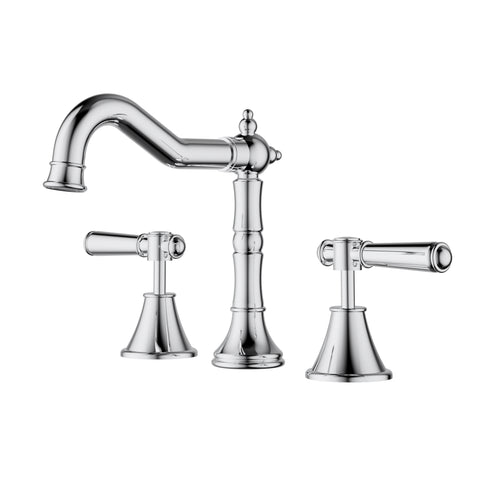 Ikon Clasico Basin Tap Set in Chrome