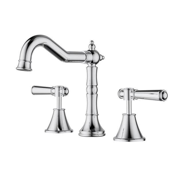 Ikon Clasico Basin Tap Set in Chrome