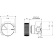 _Axia_Shower_Wall_Mixer_Line_Drawing line drawing