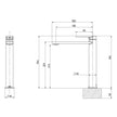 _Teel_Vessel_Mixer_Line_Drawing line drawing
