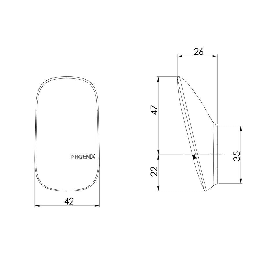 Phoenix Nuage Robe Hook line drawing