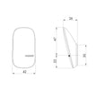 Phoenix Nuage Robe Hook line drawing