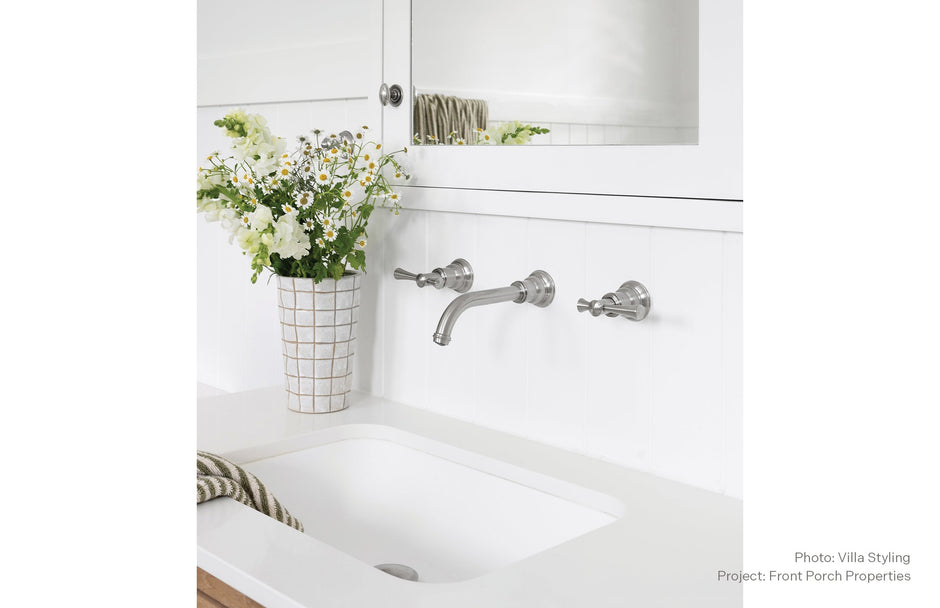 Cromford Wall Basin/Bath Set 180mm