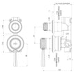 _Wiltern SwitchMix Shower Bath Diverter Mixer Fit Off Kit line drawing