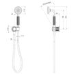 _Wiltern Hand Shower_ line drawing
