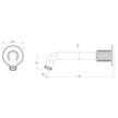 _Wiltern Wall Basin Bath Outlet_ line drawing