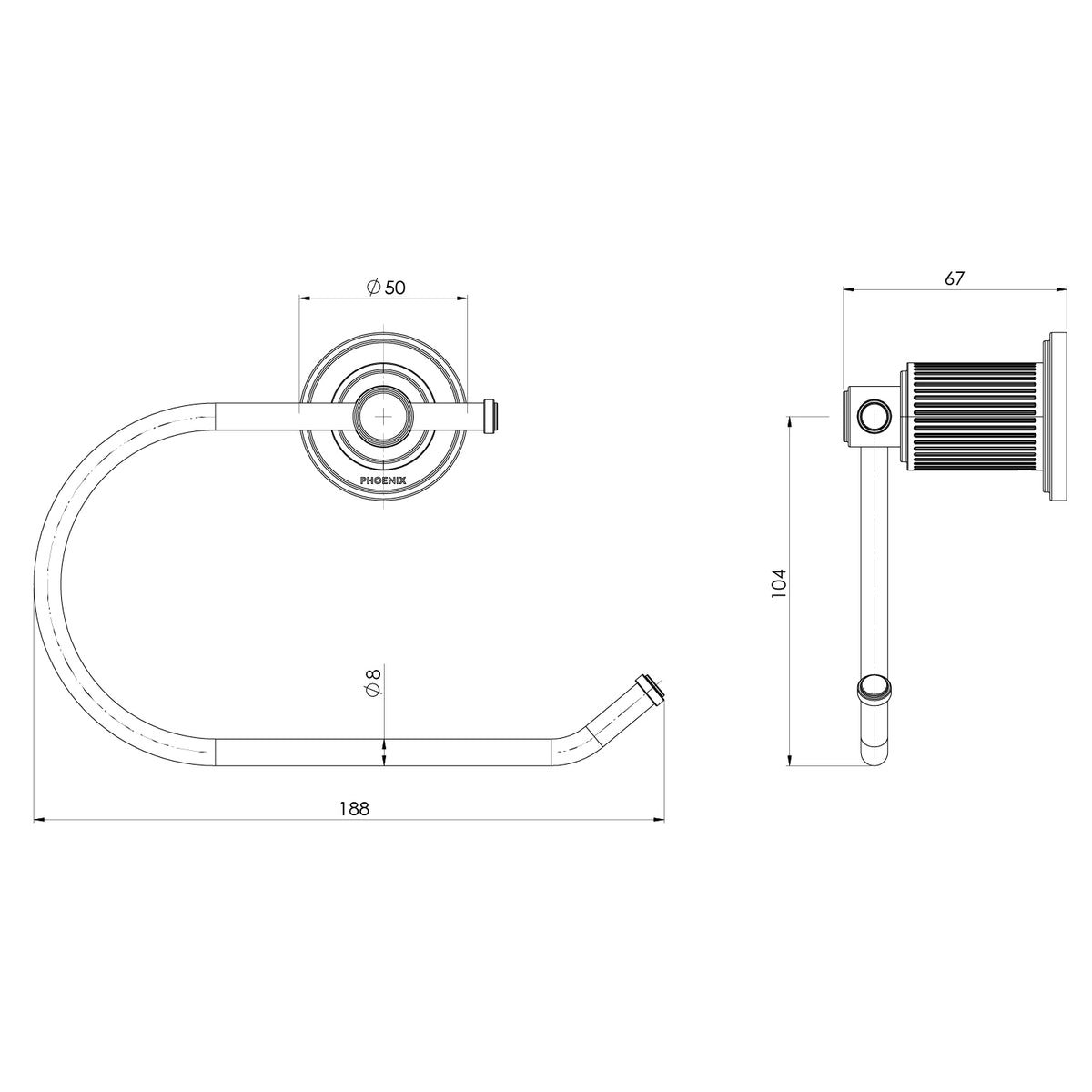 _Wiltern Toilet Roll Holder_ line drawing
