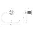 _Wiltern Toilet Roll Holder_ line drawing