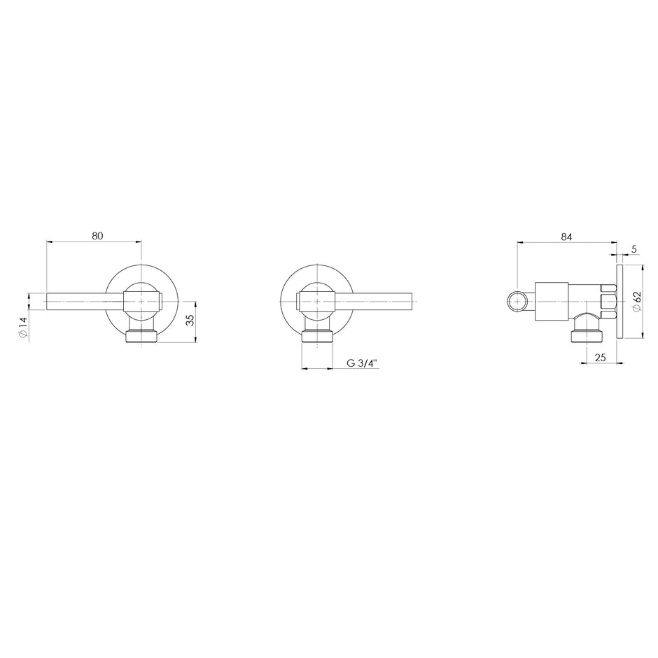 Vivid MKII Washing Machine Stop line drawing