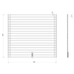 Roller Mat  1 scaled line drawing