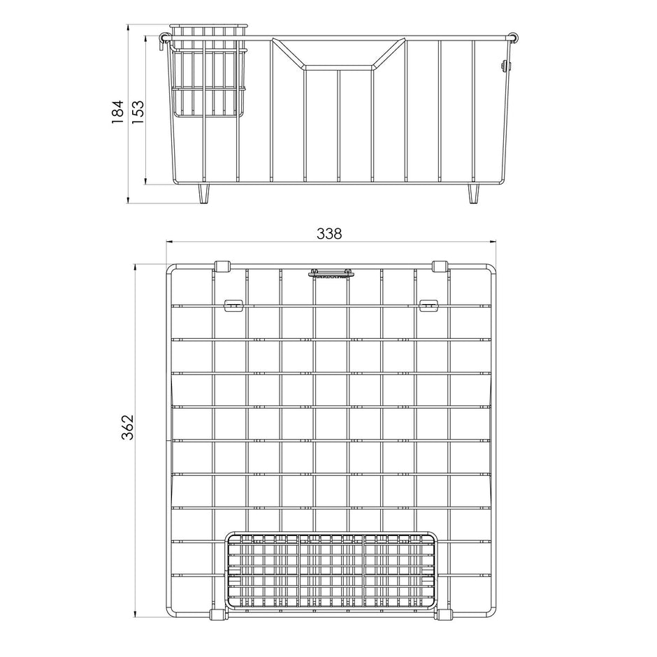 Wire Basket line drawing