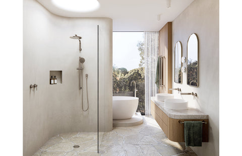 Phoenix Oxley High-Rise Shower Arm and Rose