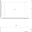 GS895_Gloss_Soap_Dish_Line_Drawing line drawing