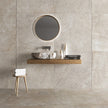 Pierres des Chateaux Cheverny Matt Stone Look Porcelain Tiles in a room setting