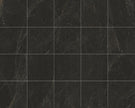 Pietra Black Matt Stone Look Porcelain Tiles 600x600mm in a room setting