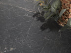 Pietra Black Matt Stone Look Porcelain Tiles 600x600mm in a room setting