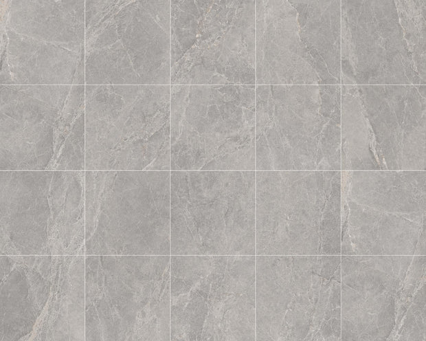 Pietra Leaden Matt Stone Look Porcelain Tiles 600x600mm in a room setting
