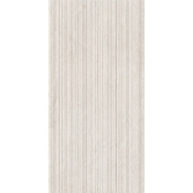 Pietra Milk 3D Chisel Matt Stone Look Porcelain Tiles tile