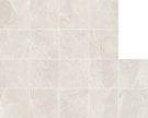 Pietra Milk Matt Stone Look Porcelain Tiles 600x600mm in a room setting