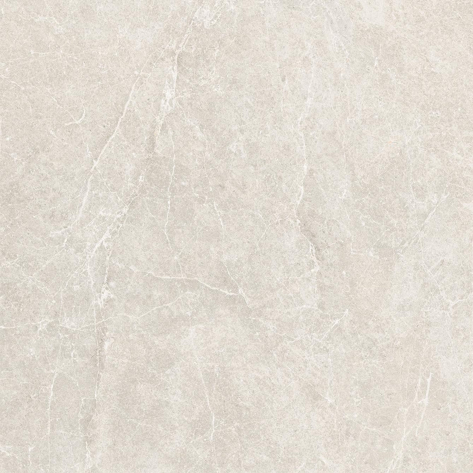 Pietra Milk Matt Stone Look Porcelain Tiles 600x600mm tile