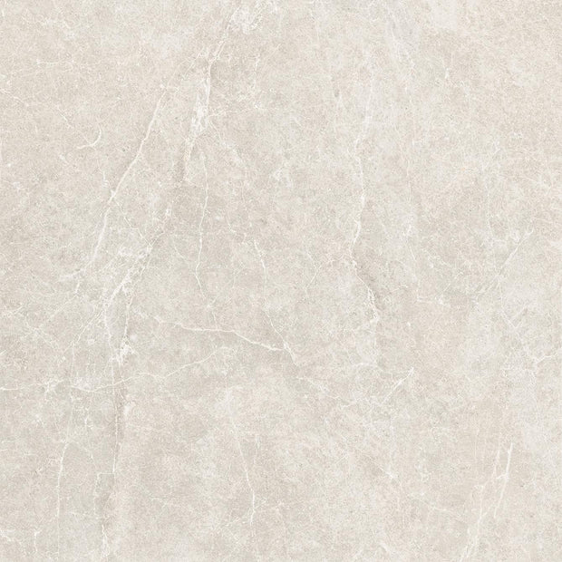 Pietra Milk Matt Stone Look Porcelain Tiles 600x600mm tile