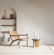 Pietra Milk Matt Stone Look Porcelain Tiles 600x600mm in a room setting