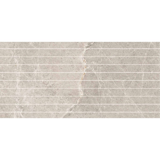 Pietra Sand Matt Strip Porcelain Mosaic tile