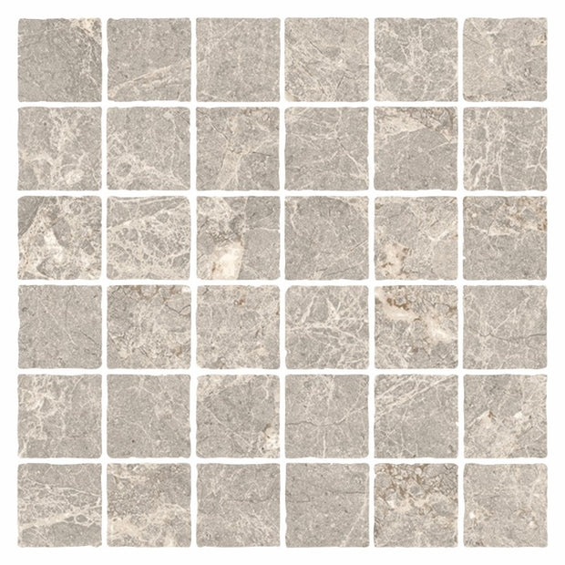 Pietra Sand Matt Tumbled Porcelain Mosaic tile
