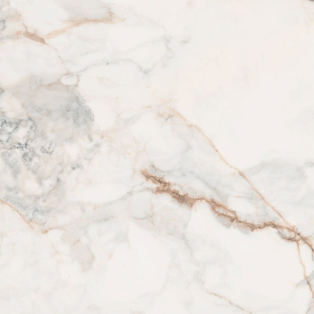 Pisa Gold Satin Marble Look Porcelain Tiles 600x600mm tile