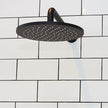 Plain Subway White Gloss Ceramic Tiles in a room setting