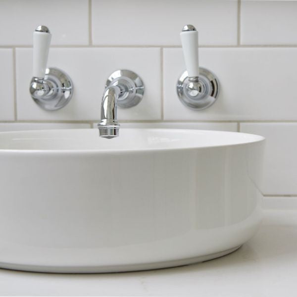 Plain Subway White Matt Ceramic Tiles in a room setting
