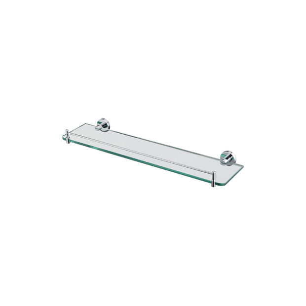 Eva Glass Shelf in Chrome