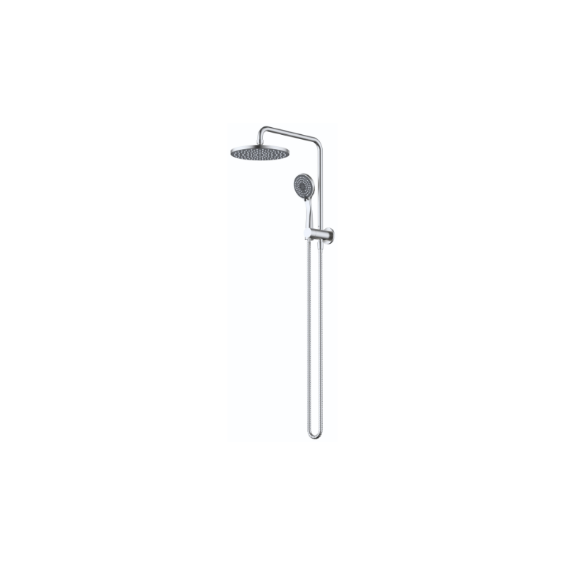 Half Shower Column Set Round in Chrome