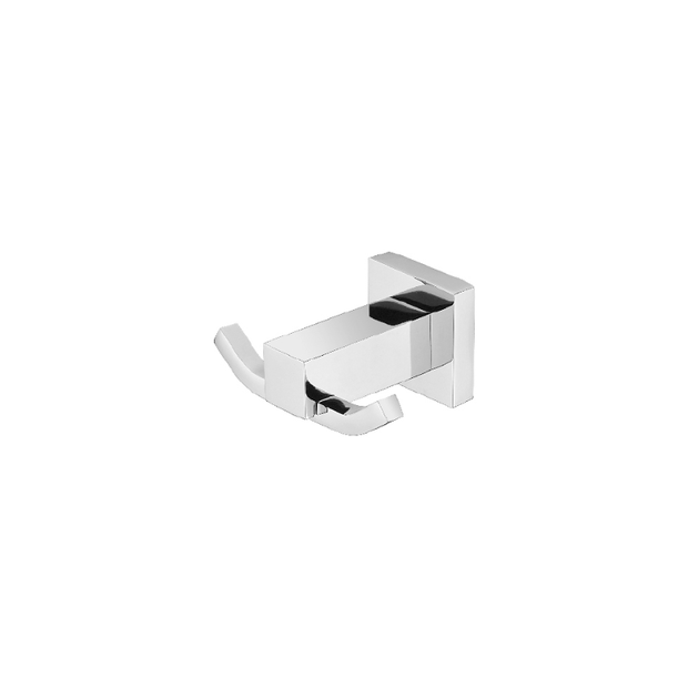 Lux Double Robe Hook in Chrome
