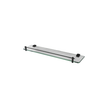 Modern National Lux Glass Shelf in Matte Black bathroom accessory