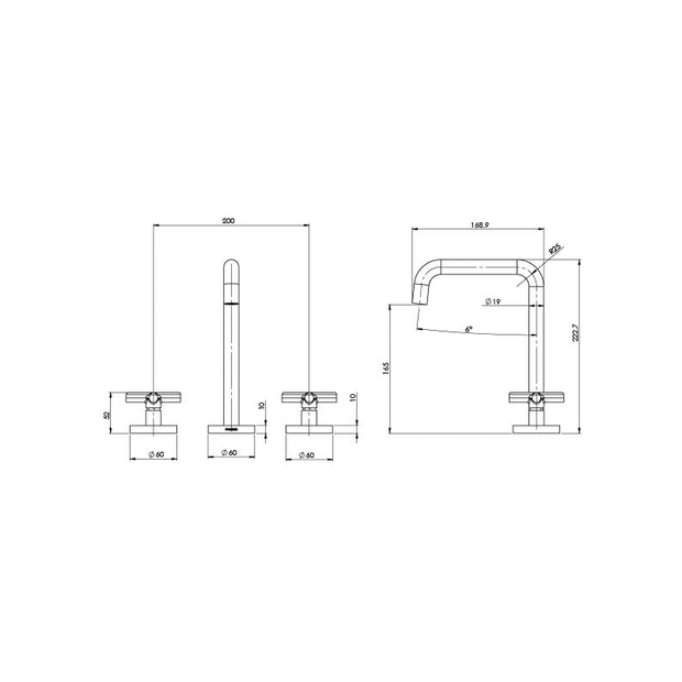 Vivid Slimline Plus Basin Set
