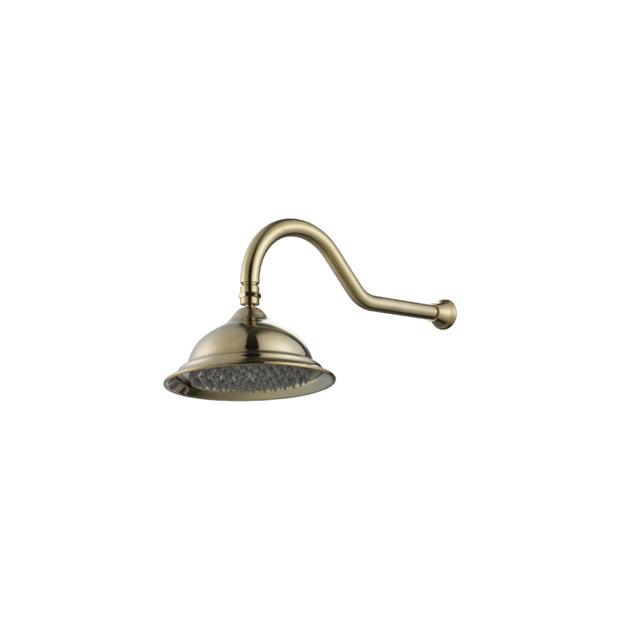 Bordeaux Shower Arm With Shower Head Brushed Bronze