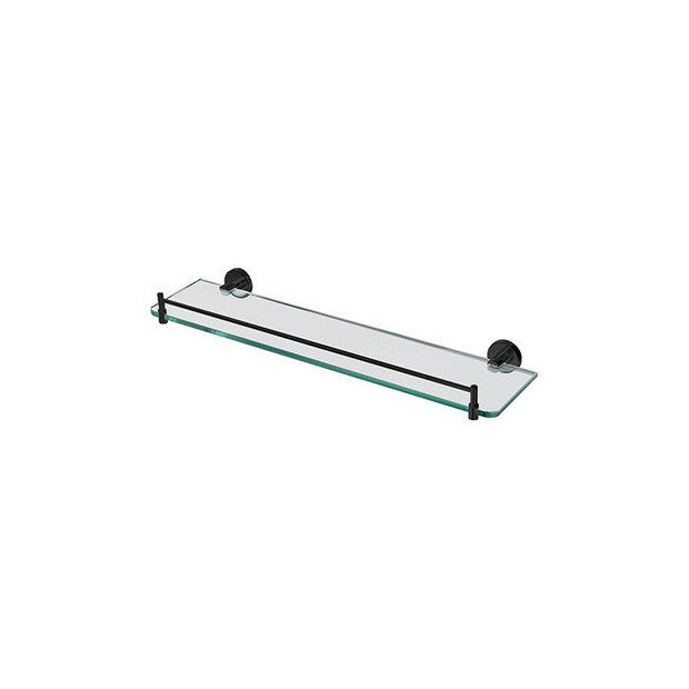 Eva Glass Shelf Matte Black