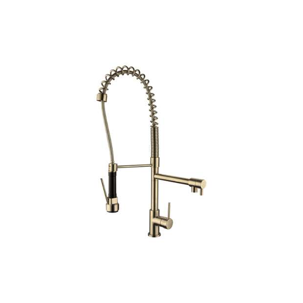 Halo Spring Multi-Function Kitchen Mixer Brushed Bronze