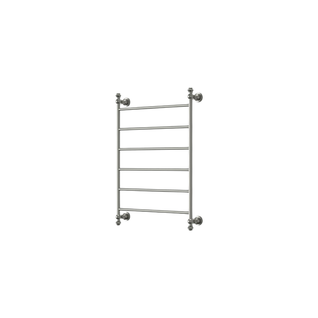 Medoc 6 Bar Heated Towel Rail Brushed Nickel