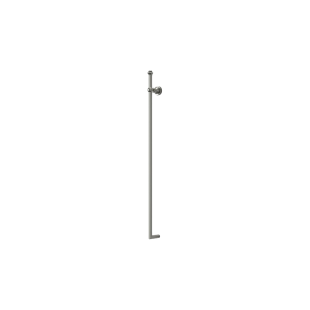 Medoc Vertical Heated Towel Rail Brushed Nickel