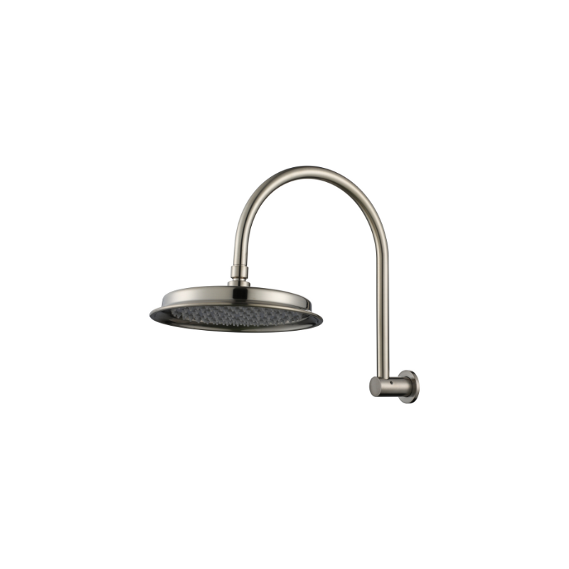 Montpellier Shower Arm With Shower Head Brushed Nickel
